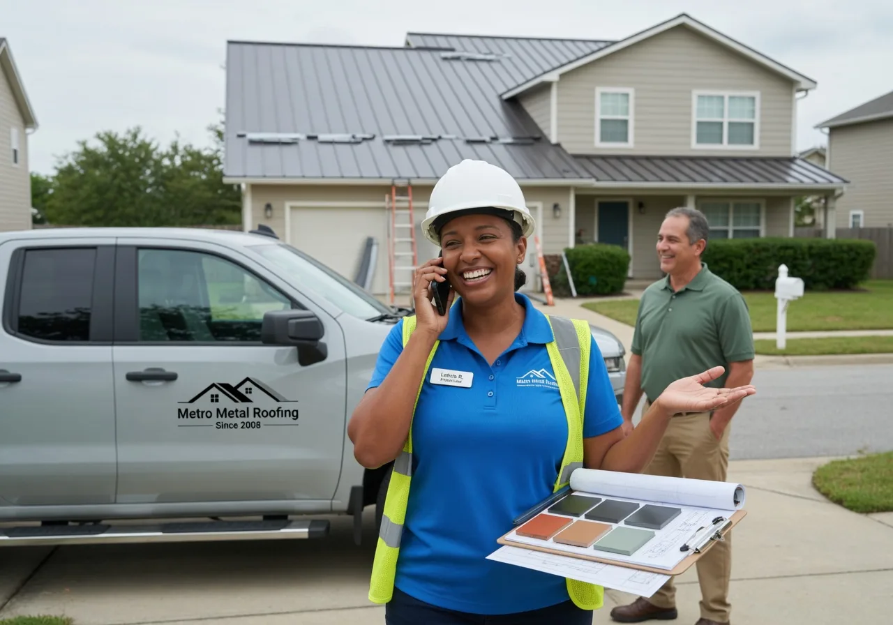 Storm Damage Metal Roof Repair in Sugar Valley, GA
